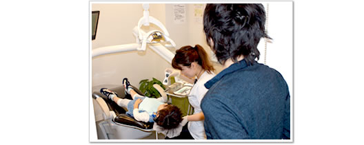 定期検診や虫歯治療時の様子01